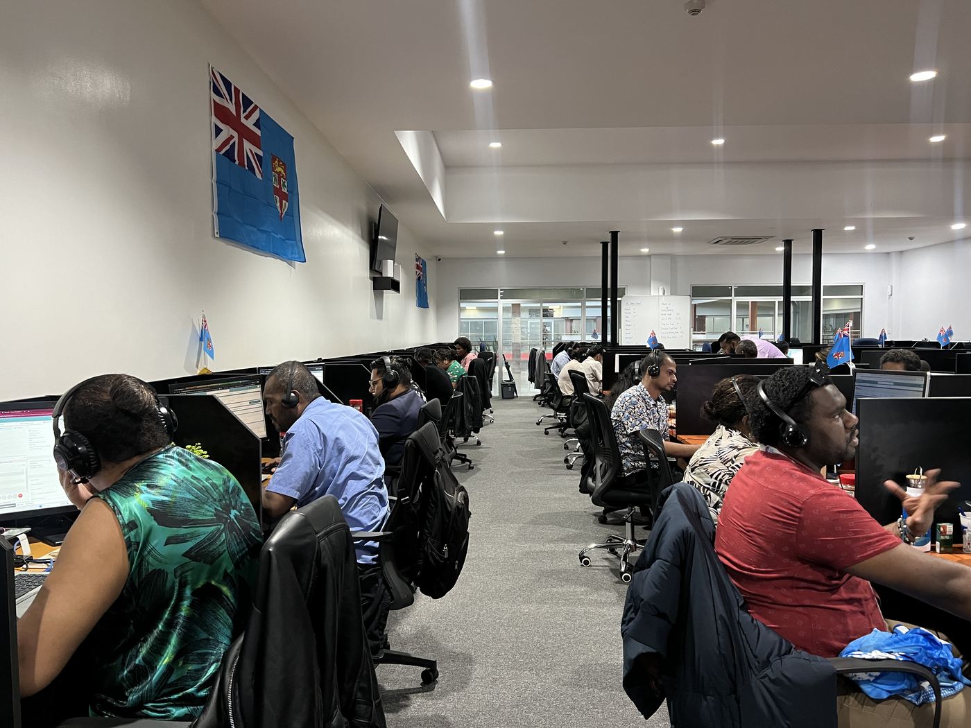 Wide floor, NexOutsource office, Suva