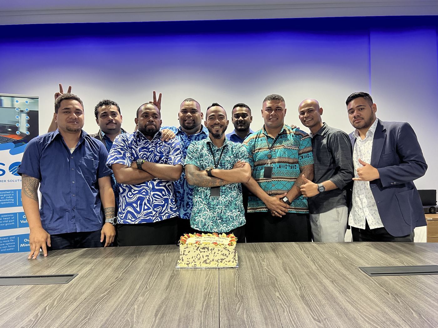 Father's Day at the NexOutsource office in Suva