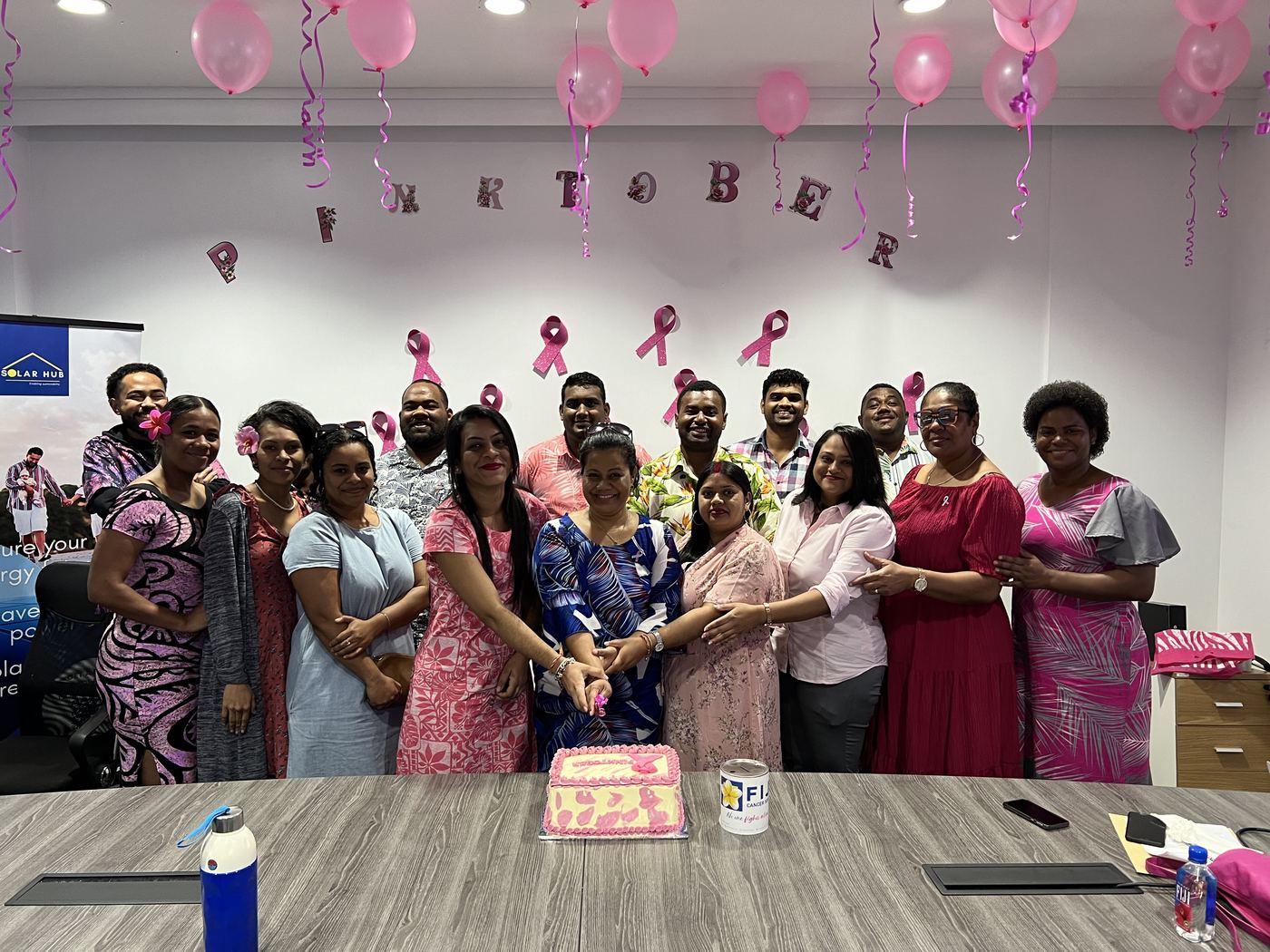 Pinktober at the NexOutsource office in Suva